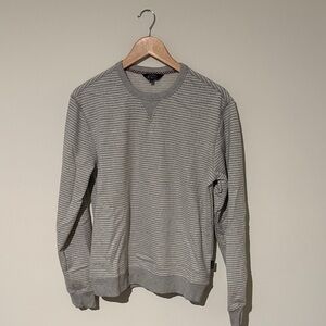 Ben Sherman men’s Gray Striped Men's Sweatshirt
